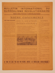 Bulletin international du surréalisme révolutionnaire