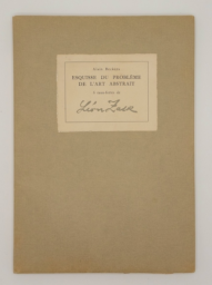Esquisse du problem de l’art abstrait. 6 eaux-fortes de Léon Zack.